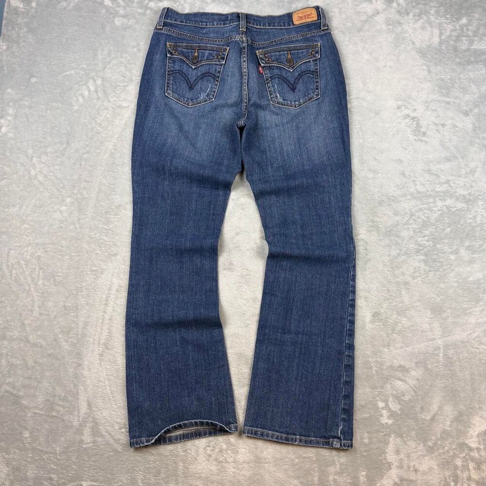 Levi-s Women's Blue and Navy Jeans